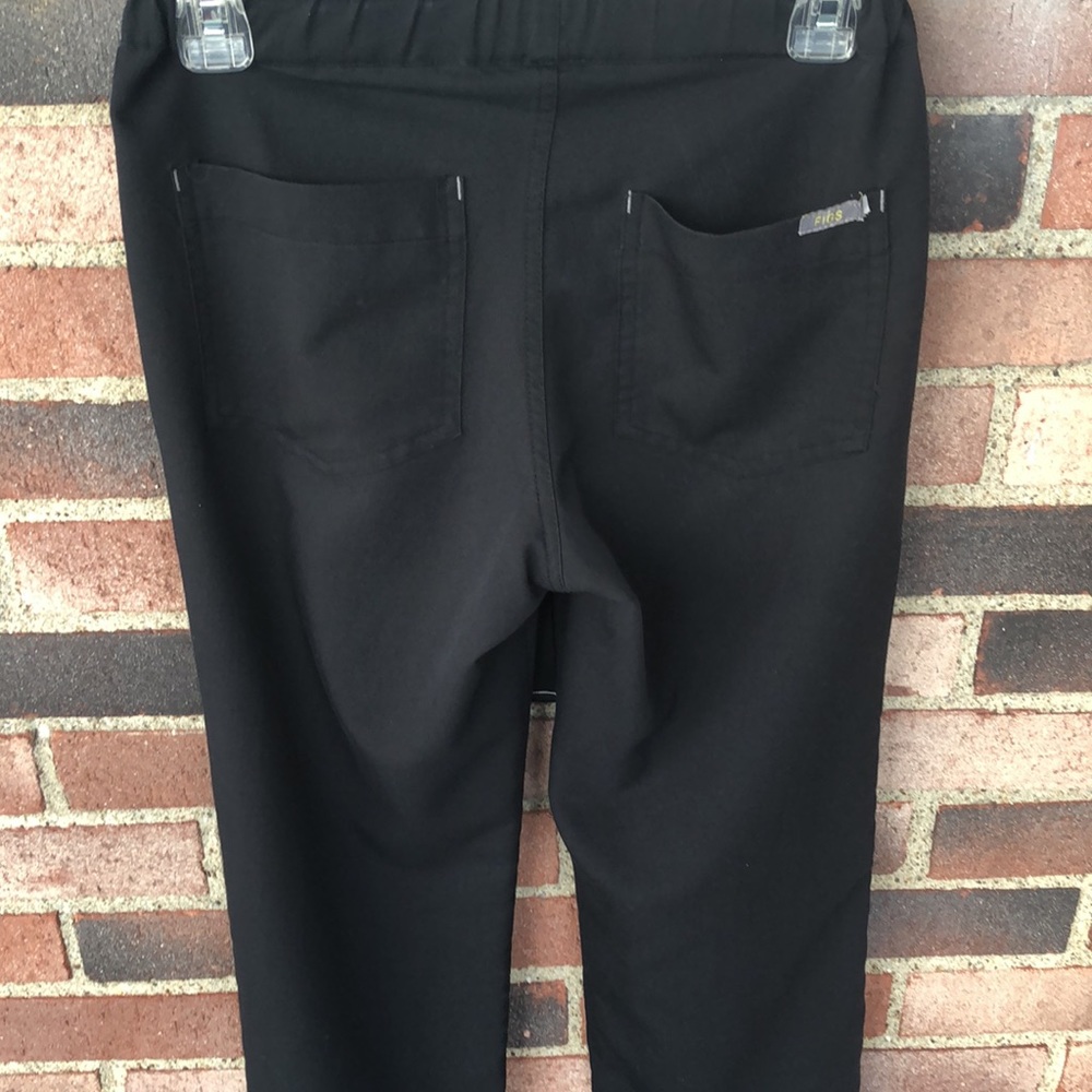 Figs Basic Black Drawstring Scrub Pants - image 3